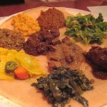 restaurant with ethiopian traditional pancakes in Los Angeles